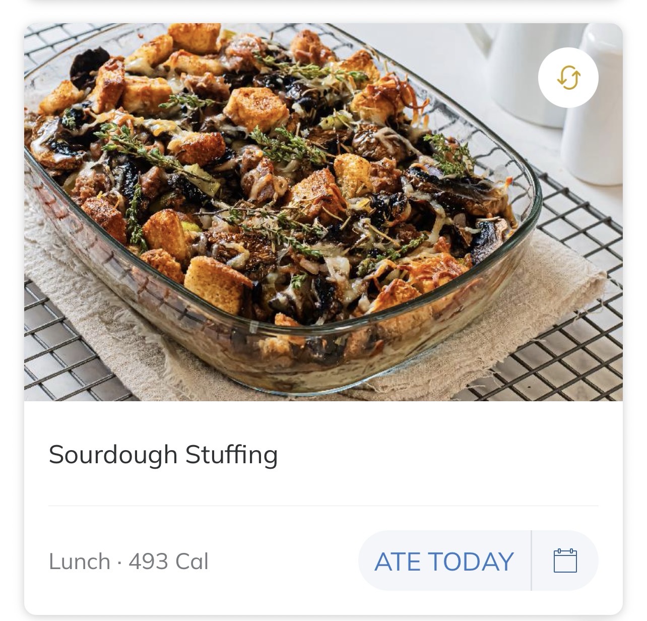 Fitnetic app meal plan lunch